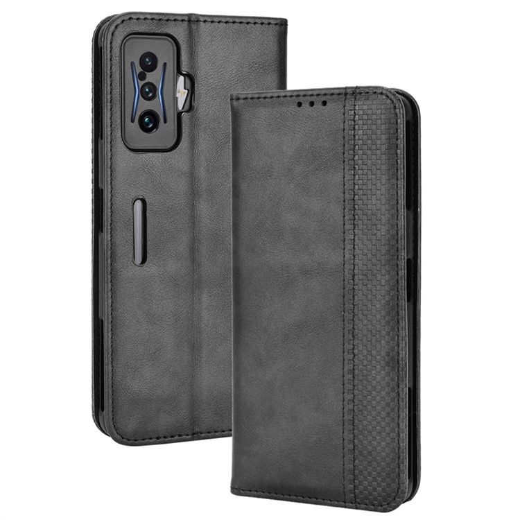 Ốp Điện Thoại Da Từ Tính Mỏng Phối Ví Lật Cho Xiaomi Redmi K50 Gaming Redmi K40S K50 Pro K40 Gaming 5G