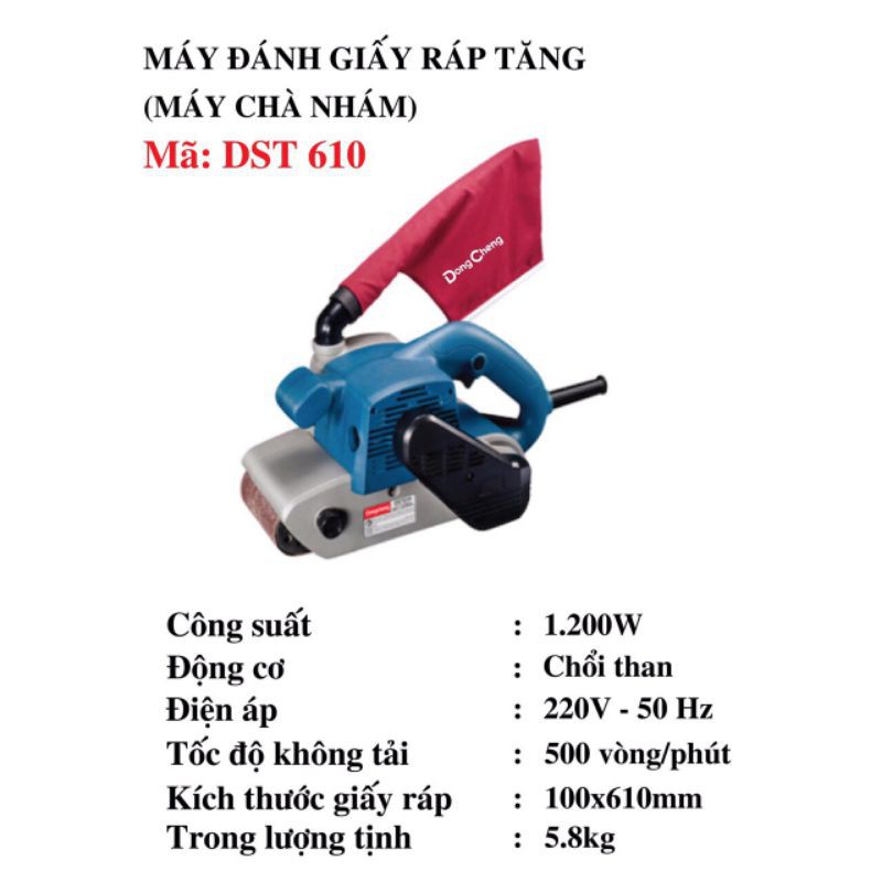 Máy tăng nhám Dongcheng chính hãng bảo hành 6 tháng