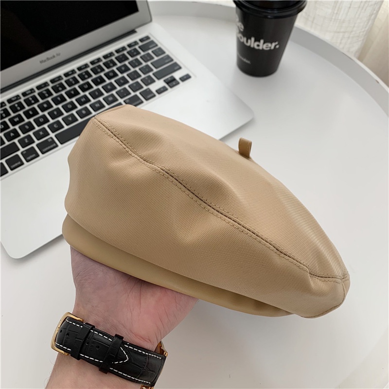 Mũ Beret Màu Sắc Trơn Phong Cách Nhật Bản Thời Trang Mùa Hè Cho Nữ