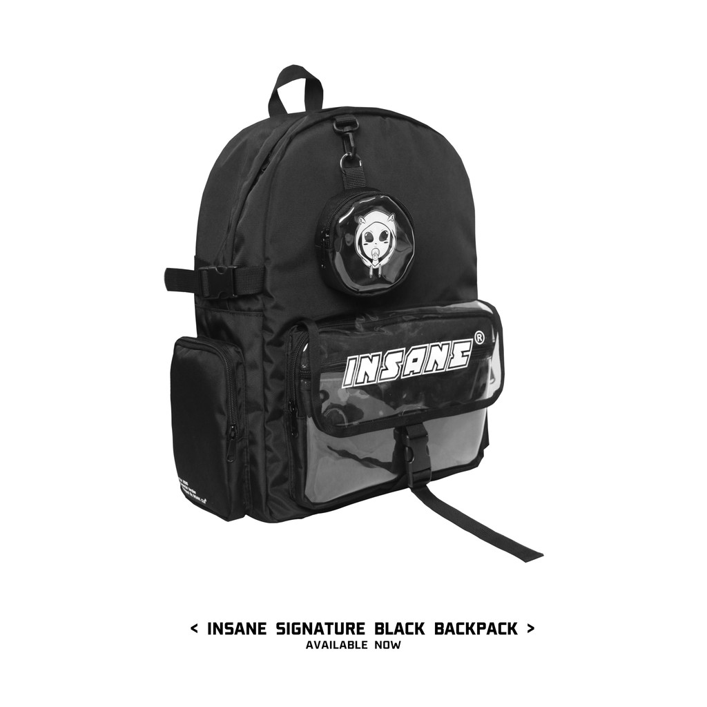 [Balo Insane®] Signature Backpack ver 2.0 - màu Đen