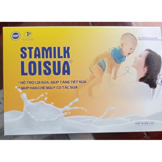 Cốm lợi sữa stamilk loisua-hộp 30 gói