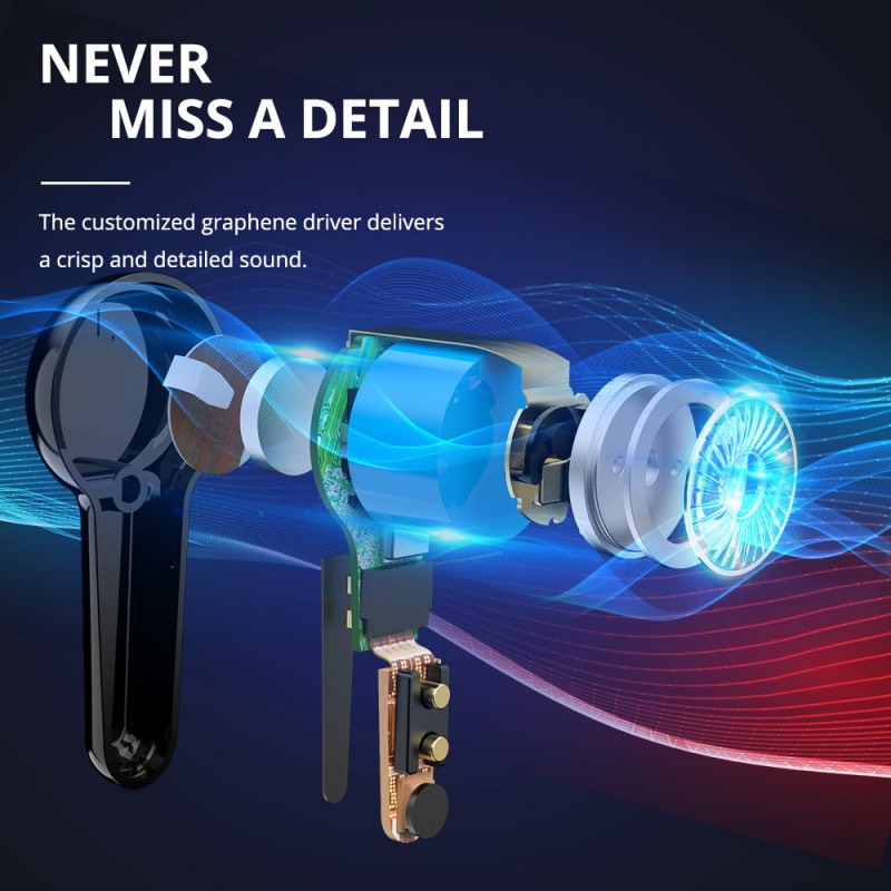 Tai Nghe Nhét Tai Bluetooth 5.2 Tronsmart Apollo Air Hoạt Động Loại Bỏ Tiếng Ồn Có AptX, QualcommChip