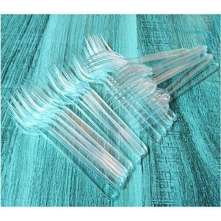Túi 20 dĩa nhựa dùng 1 lần - 12Cm, dĩa nhựa ăn bánh kem