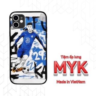 Ốp lưng cầu thủ Chelsea ngoặt bóng cho Iphone 5 6 7 8 Plus 11 12 Pro Max X Xr FOO20210367