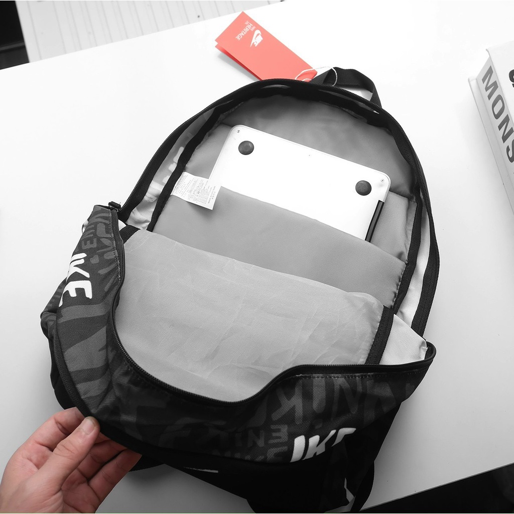 Balo thể thao unisex nhiều ngăn, đựng vừa laptop,chất liệu Polyester chống thấm