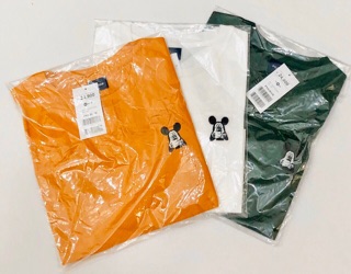 Áo polham crop mickey ( có ảnh thật )