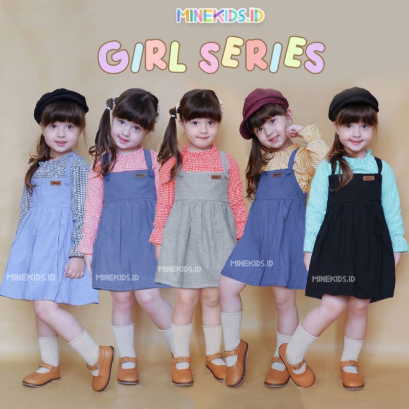 Bộ Áo Liền Quần Hai Dây Dành Cho Bé Gái 1-5 Tuổi
