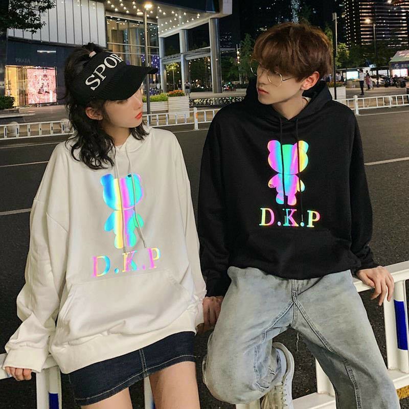 áo hoodie unisex nam nữ phản quang D.K.P -  áo khoác cặp đôi hoodie