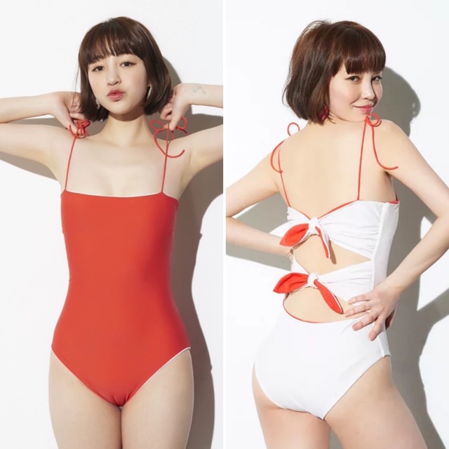 Đồ bơi 1 mảnh, Bodysuit 2 dây mặc được 2 màu - Kimstore_bikini