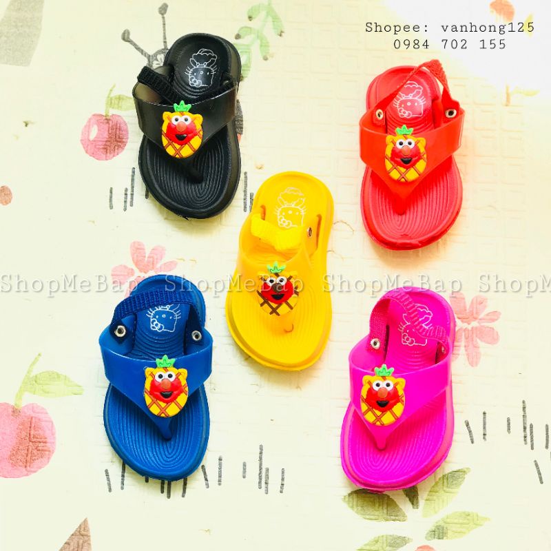 Dép tông tập đi nhiều hình đặc sắc cho bé trai bé gái