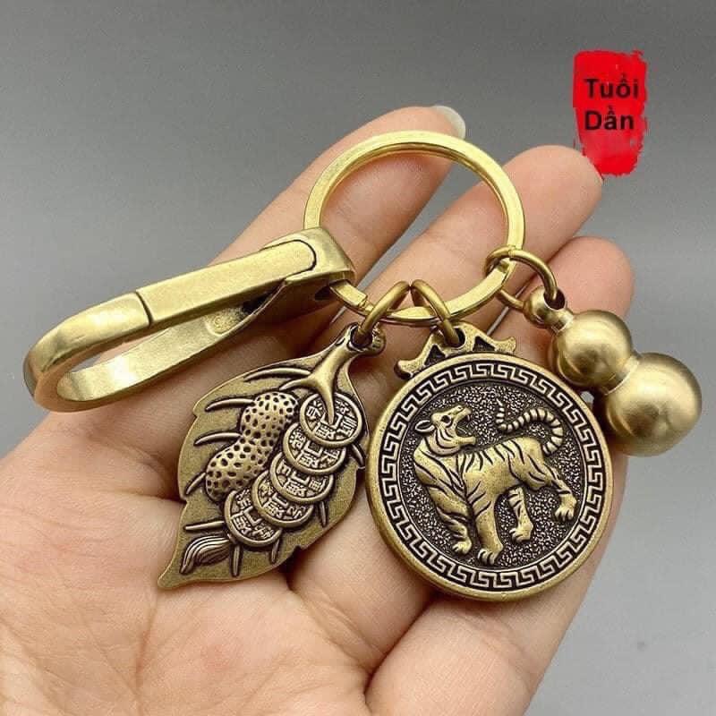 Móc Treo Chìa Khóa Phong Thủy 12 Con Giáp