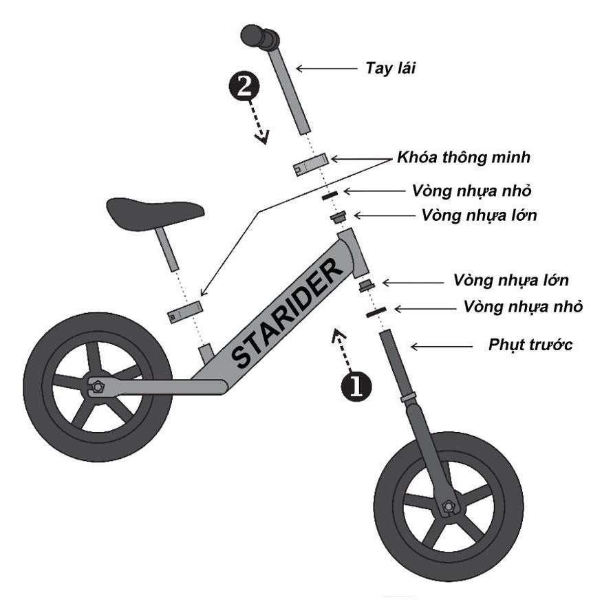 Xe thăng bằng STARIDER - phiên bản Pro