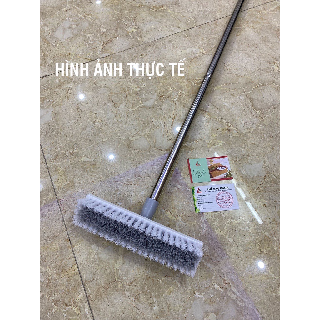 Cây cọ nhà vệ sinh Kitimop-Z3 dễ dàng điều chỉnh độ dài, đầu chổi xoay 180 độ, bảo hành 12 tháng