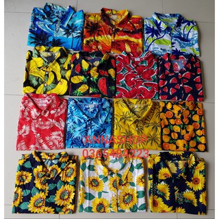 ❤️❤️❤️ TỔNG KHO SỈ ĐỒ BỘ ❤️❤️❤️ĐỒ BỘ TRÁI CÂY ĐI BIỂN ĐỦ SIZE VẢI KATE THÁI 1