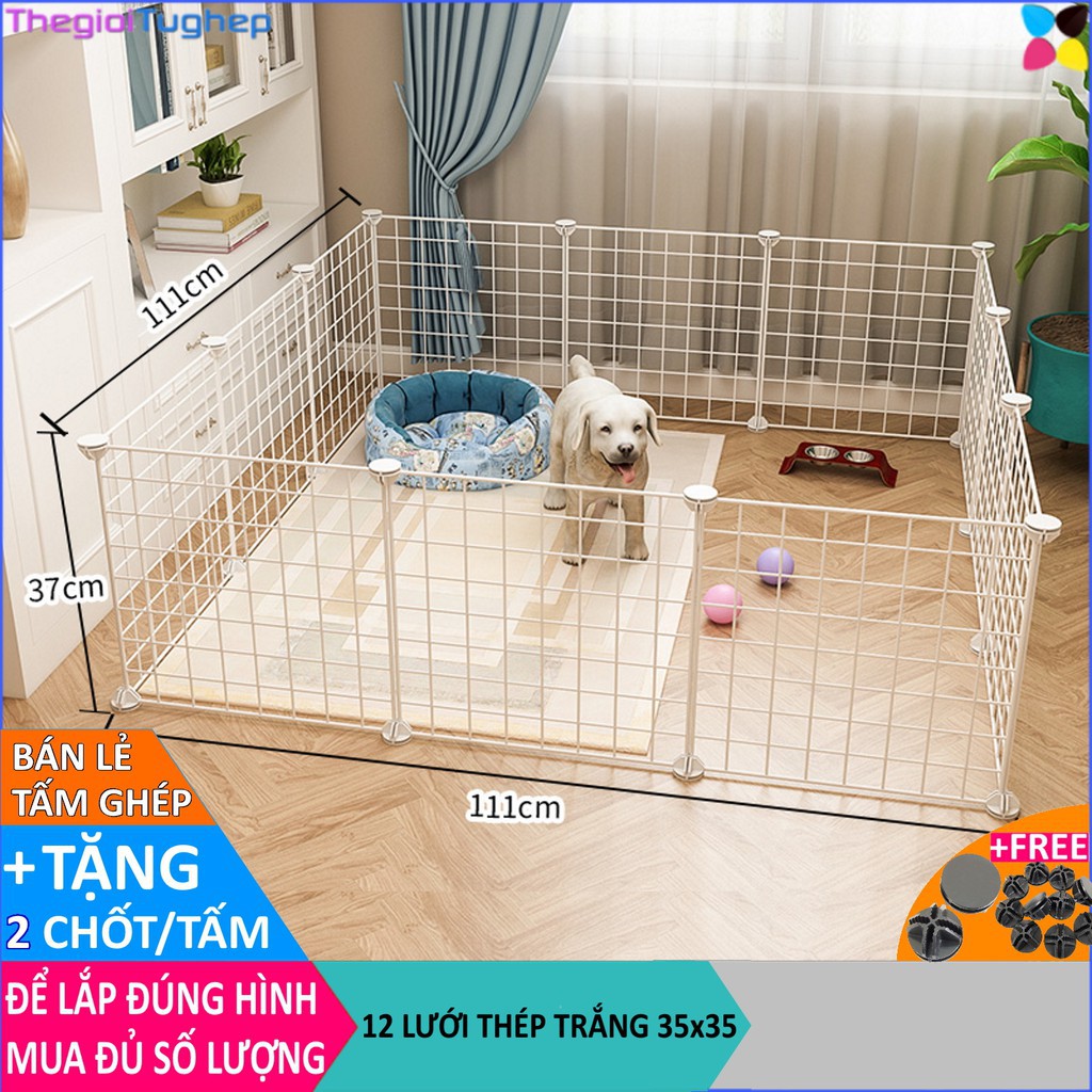 Quây chuồng chó, BÁN THEO TẤM, Tặng chốt, Quây chuồng mèo, thỏ, hamster