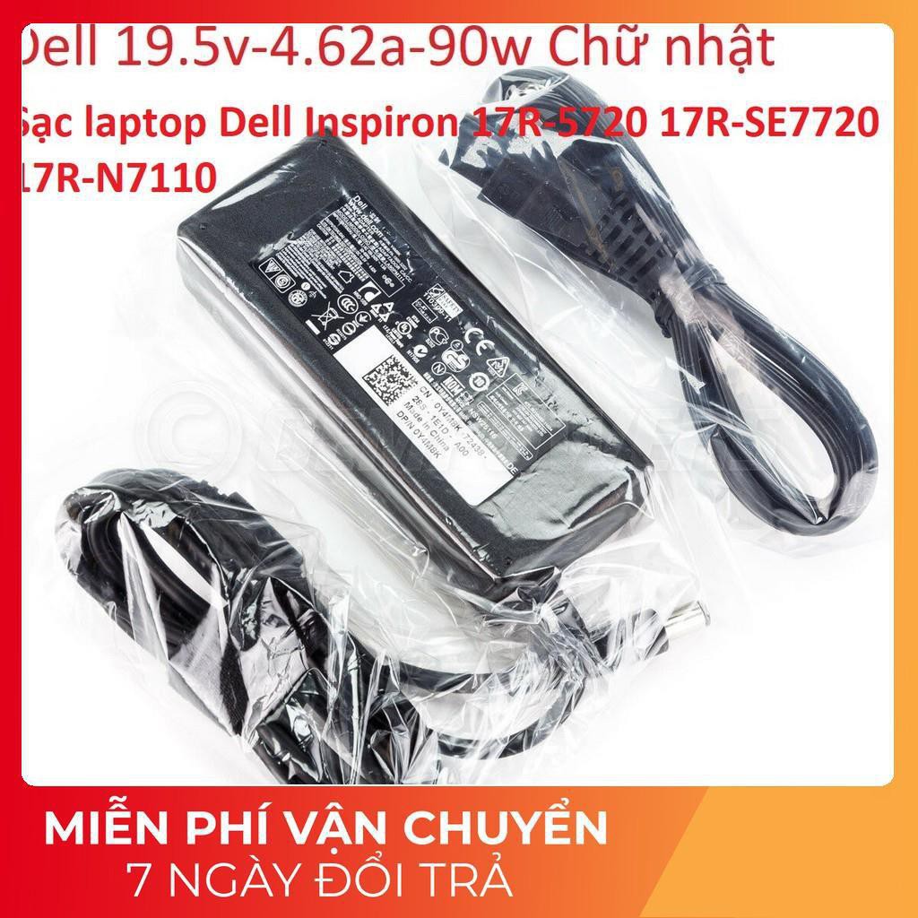⚡️[Sạc zin] Sạc laptop Dell Inspiron 17R-5720 17R-SE7720 17R-N7110 19.5V - 3.34A - 4.62A - 65W - 90W Chân kim to