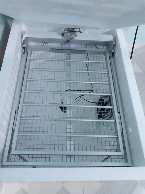 Máy ấp trứng Ánh Dương đảo tự động 56 trứng đầy đủ thùng xốp