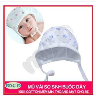 MŨ SƠ SINH BUỘC DÂY CHO BÉ