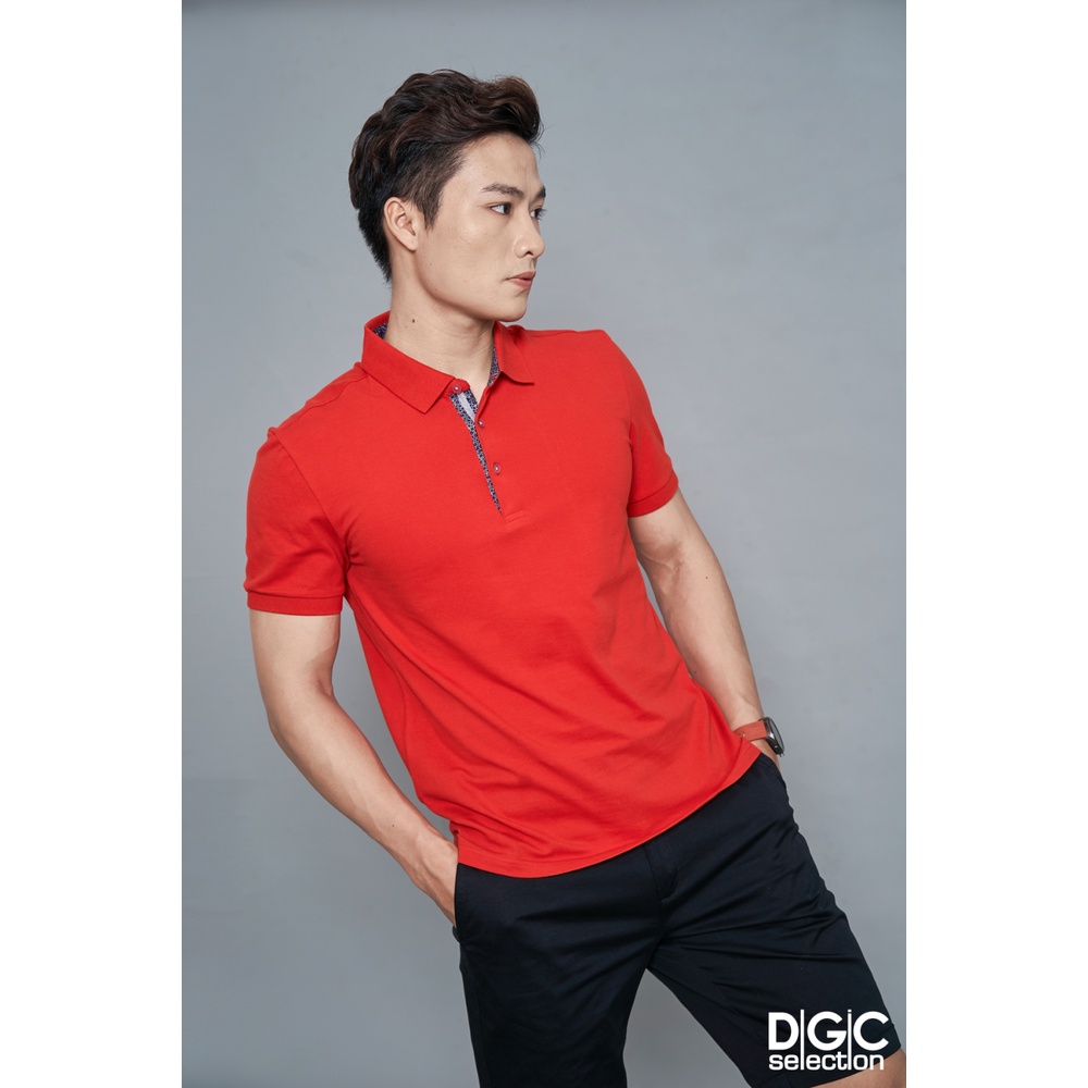 Áo Polo Nam DGCs kiểu dáng slim fit năng động, chất vải Lacoste co giãn tốt thấm hút mồ hôi SAP1911M