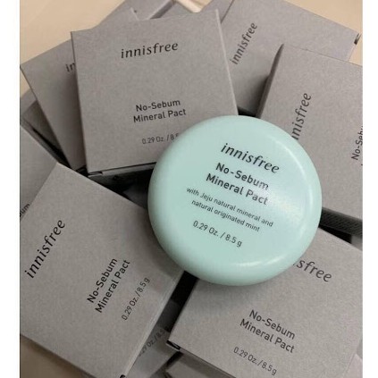 Phấn phủ nén kiềm dầu Innisfree No sebum Mineral Pact 8.5g