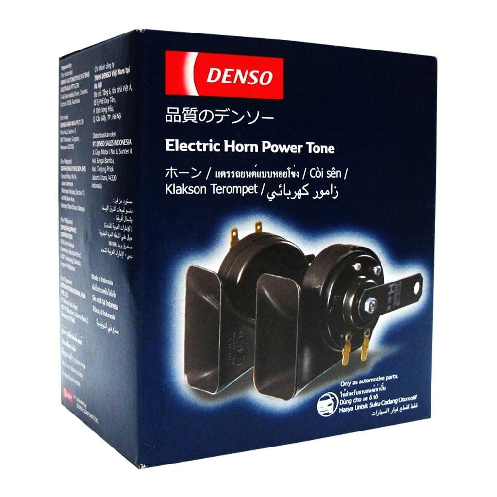 Còi ô tô Denso chính hãng 12V - lắp được hầu hết các xe ô tô từ 4 chỗ đến 16 chỗ