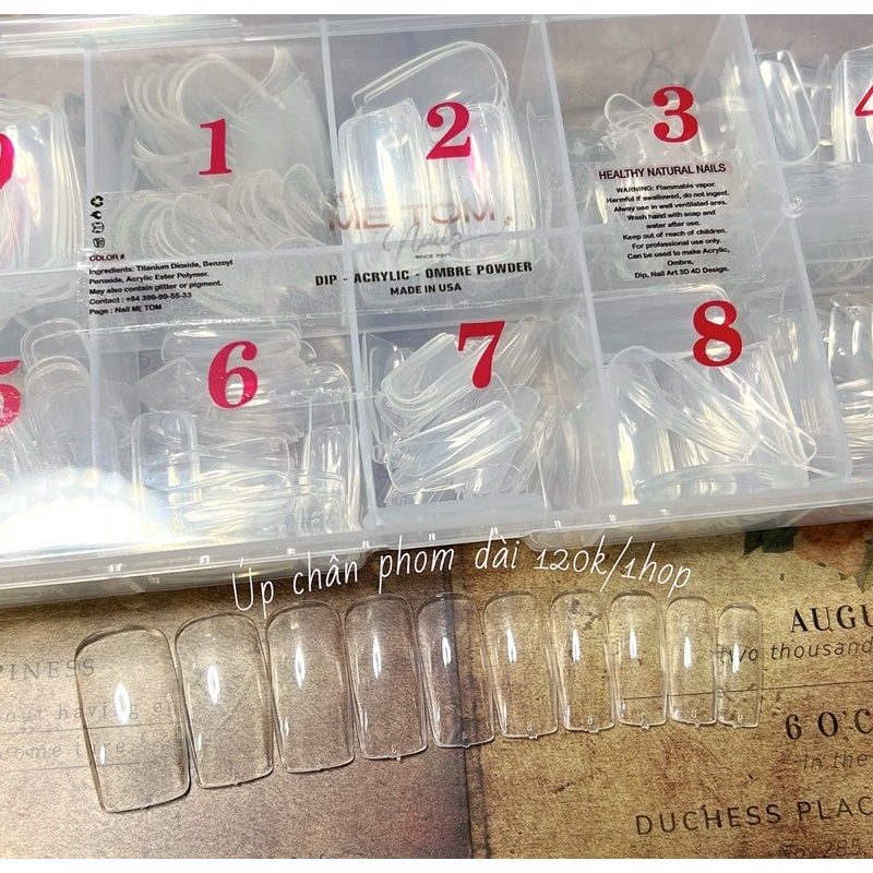 Móng úp chân phom dài