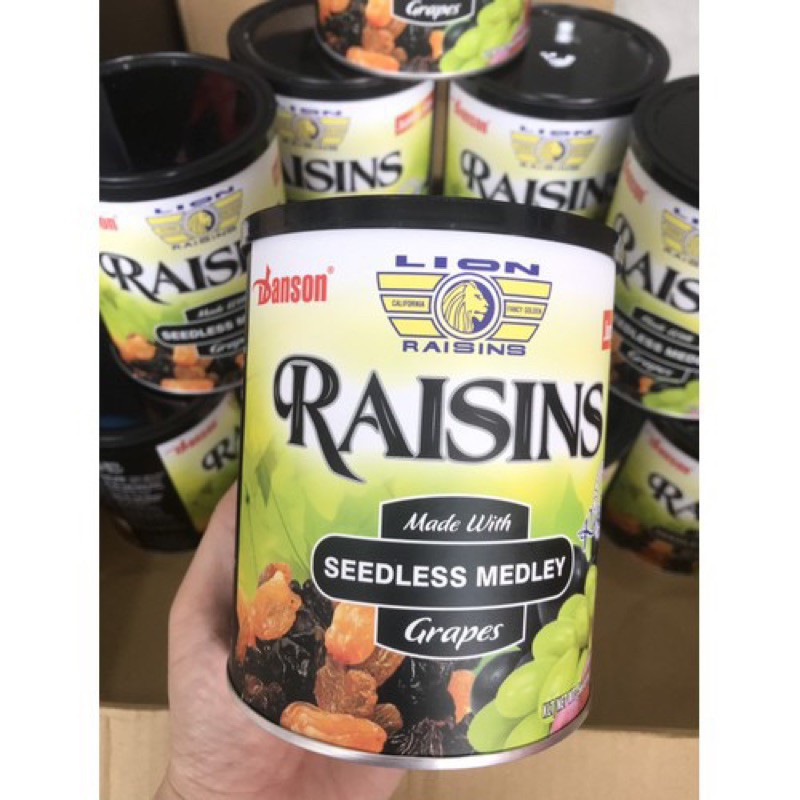 nho khô raisins lion