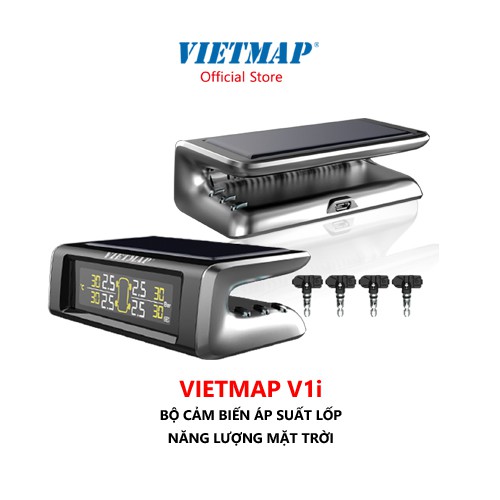 [Mã BMBAU300 giảm 7% đơn 499K] VIETMAP V1i - Bộ Thiết Bị Cảm Biến Áp Suất Lốp Dành Cho Ô tô - HÀNG CHÍNH HÃNG