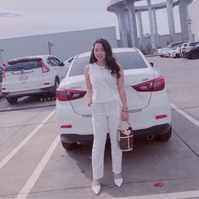 Set trắng và somi lụa