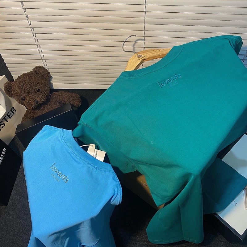 + Áo Thun LEVENTS® ESSENTIAL FINGER PRINT TEE / Blue & Dark Green