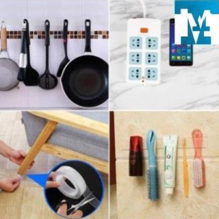 băng dính 2 mặt trong suốt (3m)