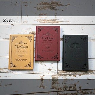 Sổ tay ghi chép bìa vải vintage