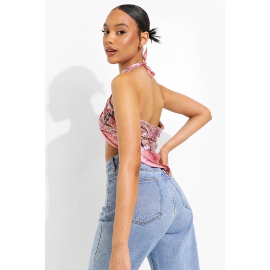 Khăn Bandana Làm Áo BlackPink - Turban Quấn Áo 90x90cm