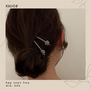 Kẹp xược hoa đính - chính hãng nhà hoa