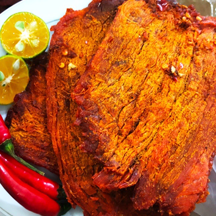 KHÔ BÒ Miếng loại 1 thơm ngon đậm Vị Hộp Lớn 500gram