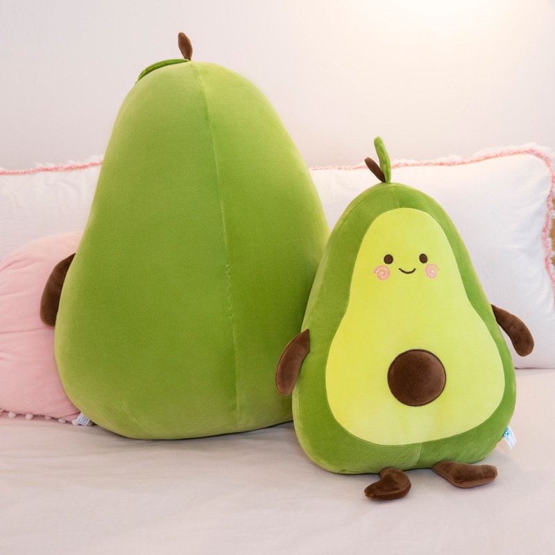 Gấu bông gối ôm bơ mũ có chân,dễ thương Vải nhung mềm mịn 40cm