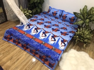 Bộ 5 Món Hè Cotton Poly Mẫu Siêu Nhân Nhện