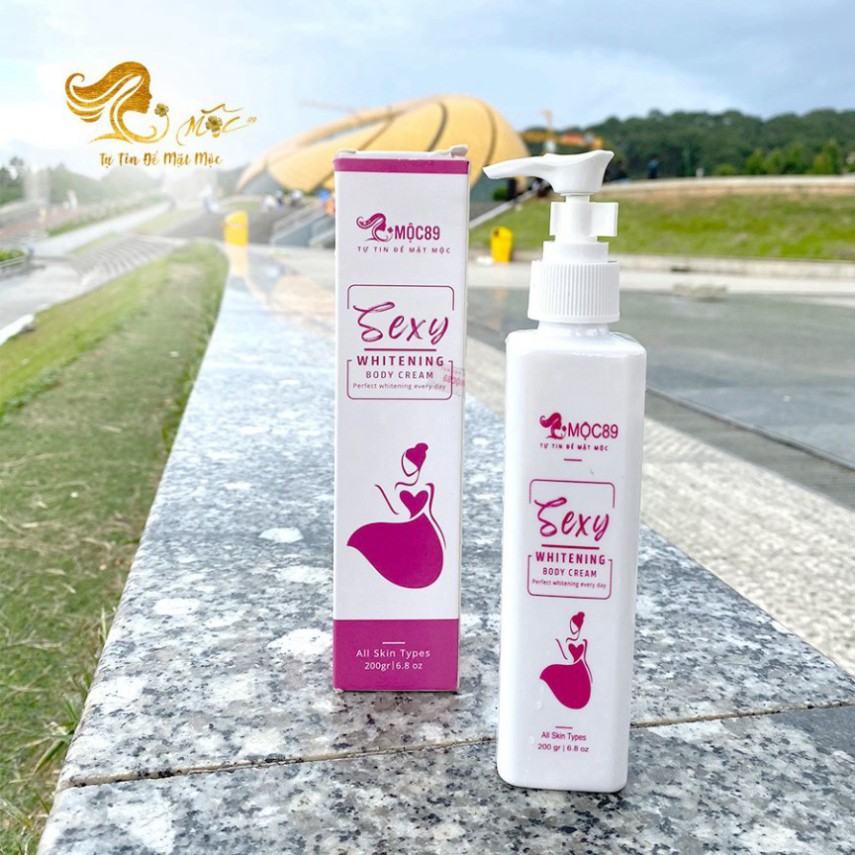 ƯU ĐÃI [ Giảm Giá Đặt Biệt ]Kem dưỡng body Mộc 89 Sexy whitening cream - Mỹ phẩm mộc 89 thiên nhiên ƯU ĐÃI