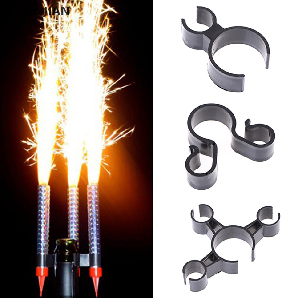 1 Giá Đỡ Đèn Cầy Kẹp Chai Rượu Champagne Bằng Nhựa