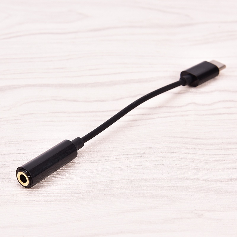 [adorebubble 0610] USB Type C to 3.5mm Headphone Jack Adapter AUX Cable for Samsung LG XIAOMI LeEco