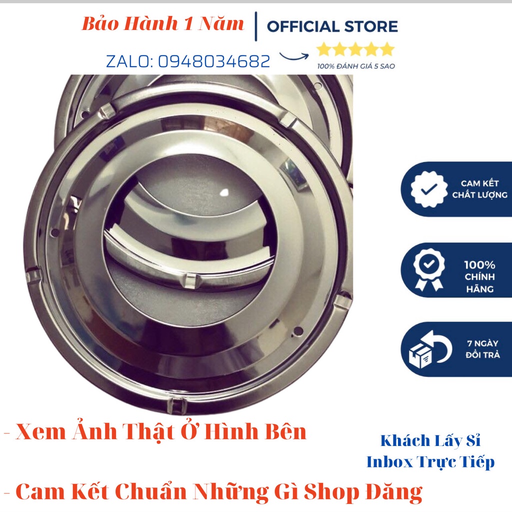 Combo 2 Khay Inox Đỡ Kiềng Bếp Gas Mặt Kính Cao Cấp  Khuyến Mại Sốc