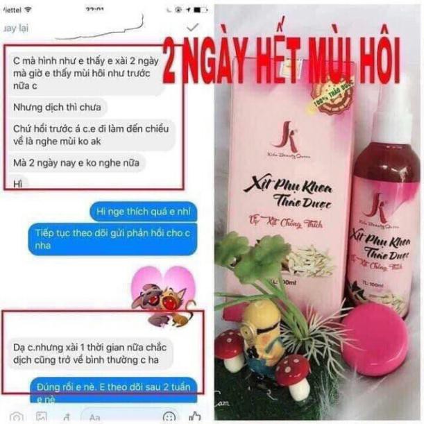 Kiều Beauty - Xịt Phụ Khoa Se Khít Hồng Vùng Kín, Huyết Trắng , Kháng Viêm Chai 100ml - Chính Hãng Bao Sài