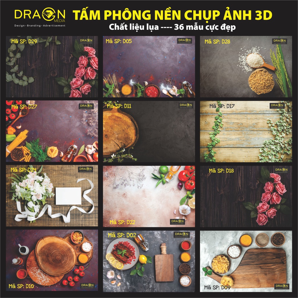 TẤM PHÔNG CHỤP ẢNH NỀN CHỤP ẢNH THẢM CHỤP ẢNH (36 MẪU) KT45x70cm