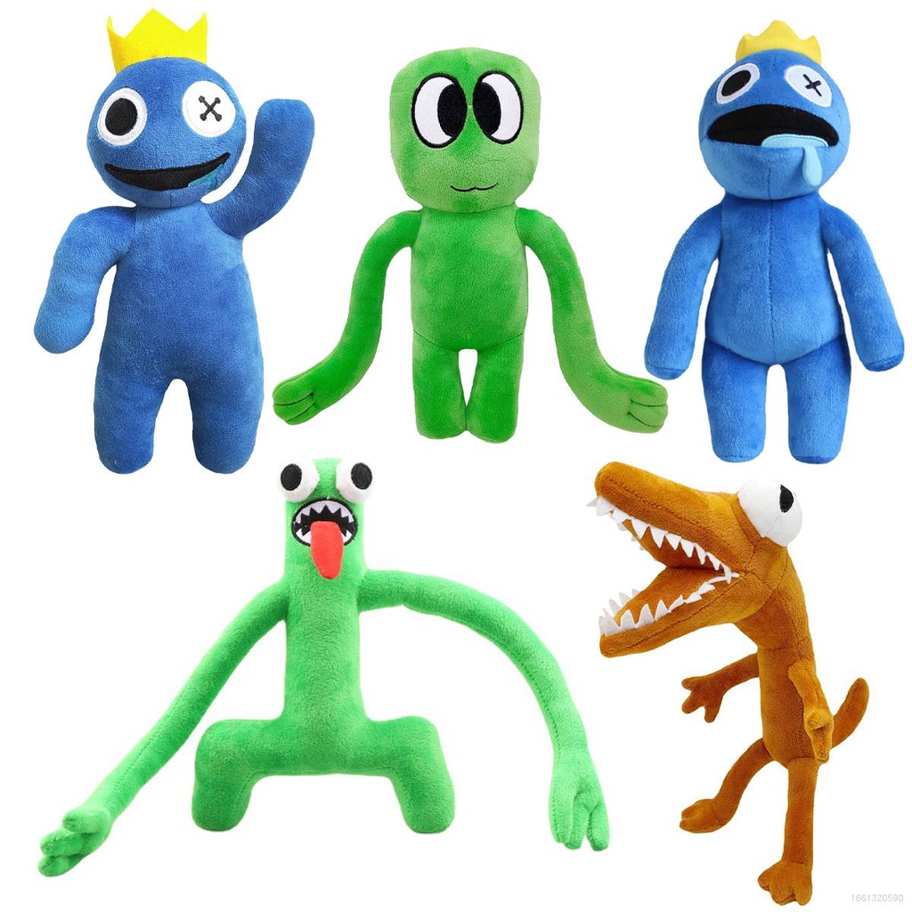 Búp Bê Nhồi Bông Hình Nhân Vật Roblox 30cm Màu Cầu Vồng / Xanh Lá / Nâu / Xanh Lá Cây Dễ Thương