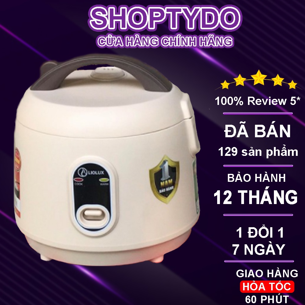 Nồi cơm điện mini đa năng LIOLUX dung tích 0.8 lít, Nồi cơm cắm điện Hàn Quốc nhỏ gọn, tiện lợi tặng kèm lửng hấp