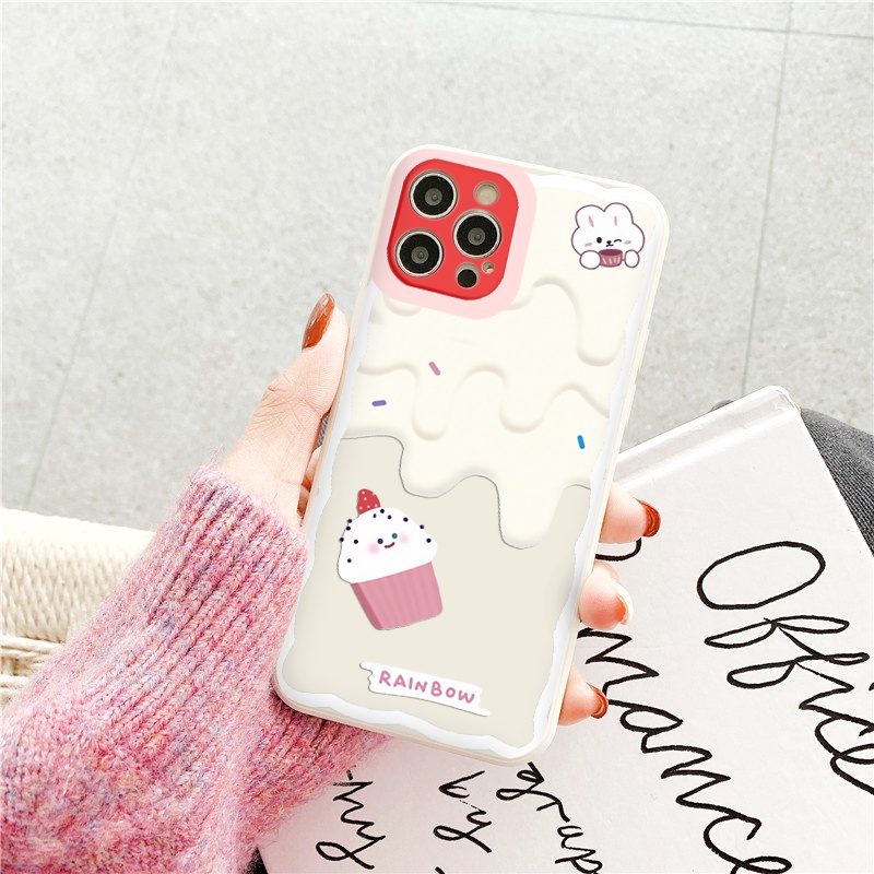 Ốp lưng iphone trong lượn sóng kem rainbow 6/6plus/6splus/7/7plus/8/8plus/xs/11/12/13/pro/max/plus/promax