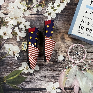 Giày toms Cờ Mĩ 2020,US FLAG(Đế cao su đúc)