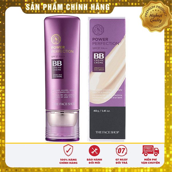 [Siêu Sale] Kem Nền BB the face shop POWER PERFECTION BB CREAM SPF37 PA++.