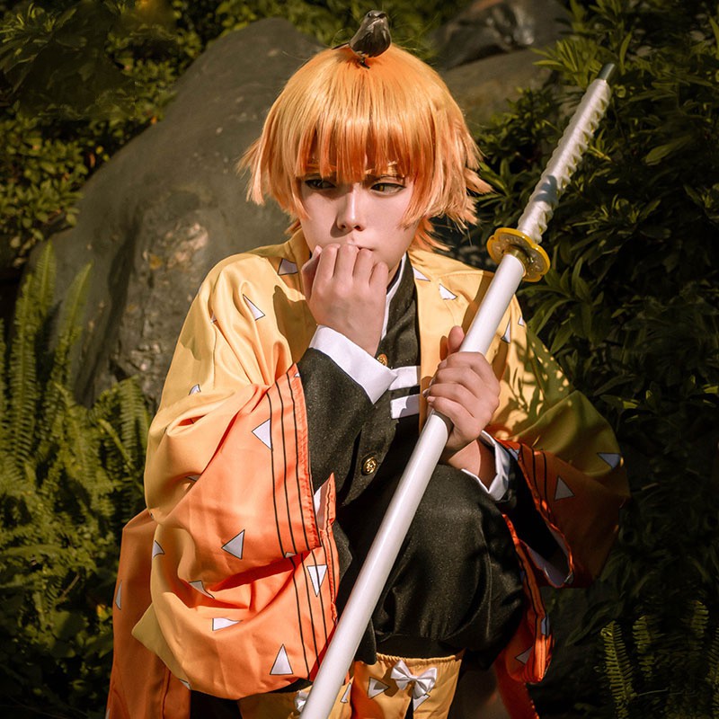 Đạo cụ cosplay hóa trang Zenitsu gỗ 1m - Kimetsu no Yaiba | Baystore