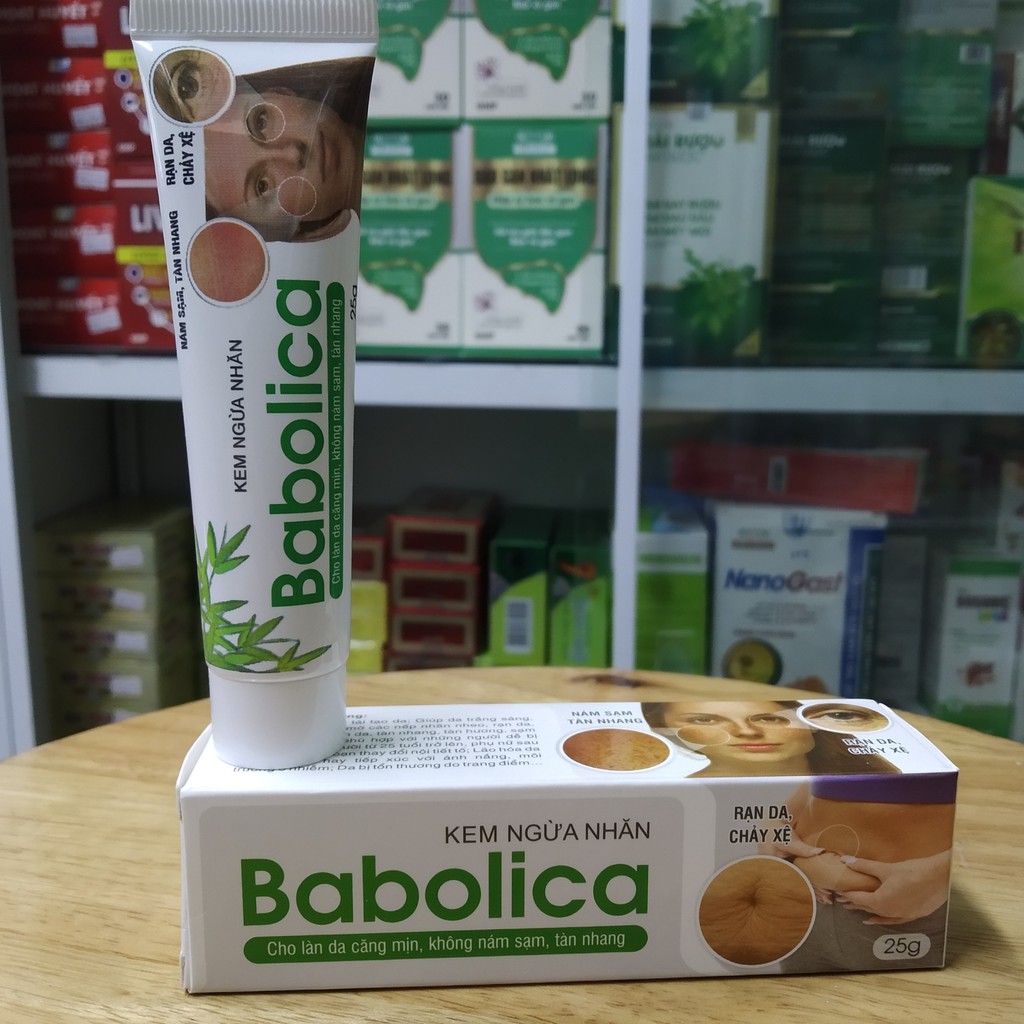 Kem bôi Babolica - Ngừa nhăn, giúp da căng mịn tuýp 25g